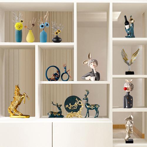 现代工艺品创意简约家居家居装饰装饰品玄关客厅电视柜摆件