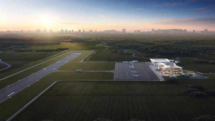 长沙将新增一座机场这个地方将要腾飞了效果图出炉
