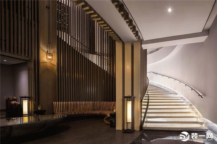 现代简约酒店楼梯设计图片