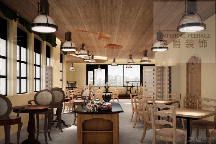美式风格咖啡厅美滋咖啡厅装修案例