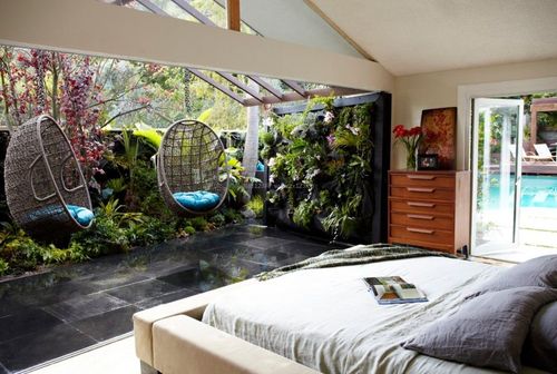 主卧室创意植物墙设计图欣赏装信通网效果图