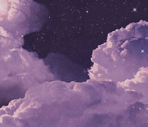 紫色星空背景图图源微博