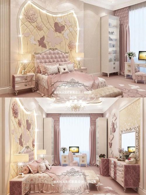 法式轻奢女儿房装修99像极了公主的卧室