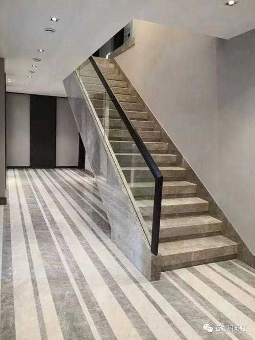灰色大理石做楼梯效果怎么样