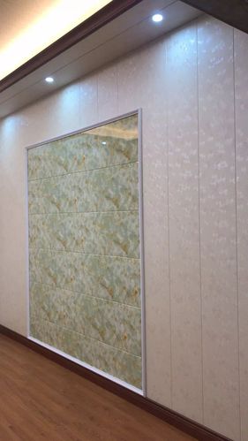 竹木纤维集成墙板装修的效果图