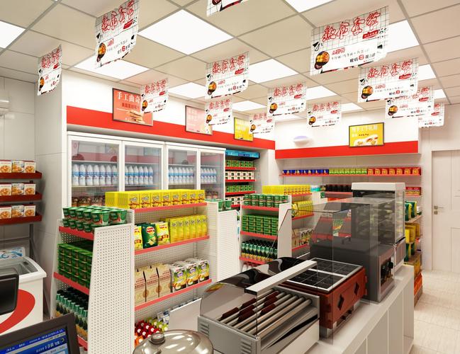 80平小型超市现代日式风格装修效果图