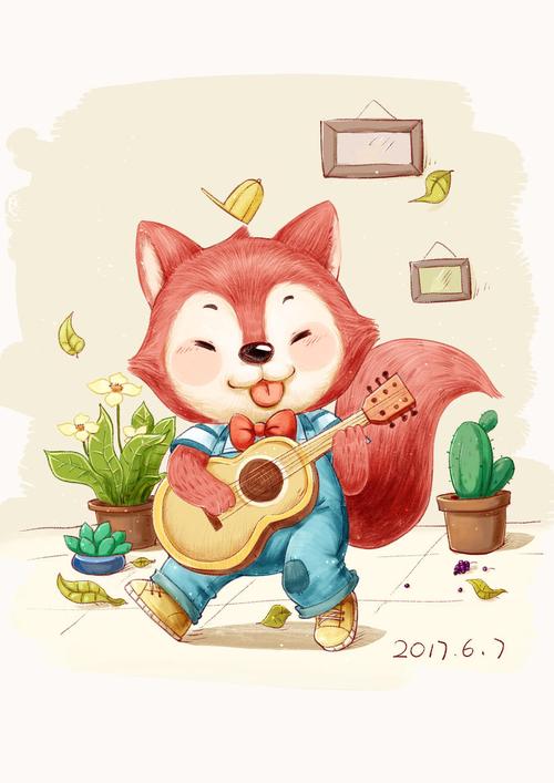 一知弹吉他的小狐狸