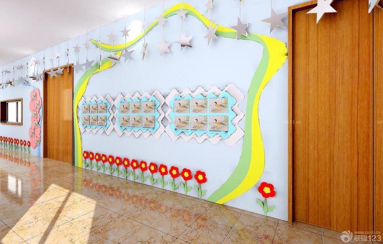 幼儿园走廊墙饰设计图片欣赏