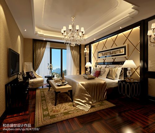 卧室卧室欧式豪华870m05别墅豪宅设计图片赏析