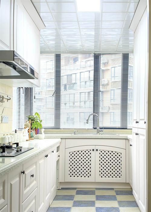 86平米现代欧式风格三室厨房窗户装饰图片装修123效果图