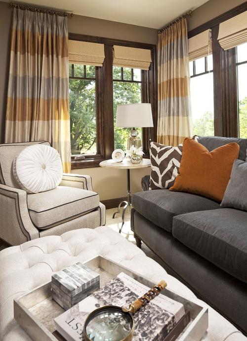 客厅窗帘沙发搭配效果图大全设计图片赏析