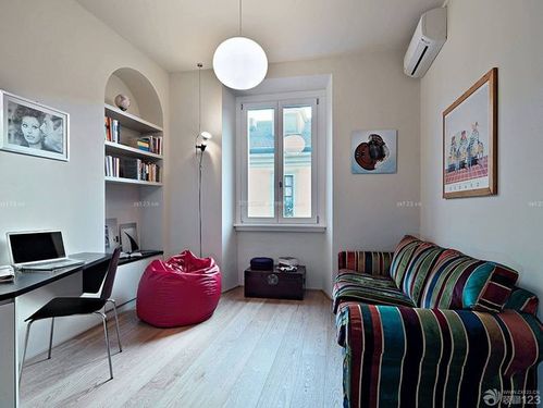 60平米二室一厅小户型布艺沙发装修效果图