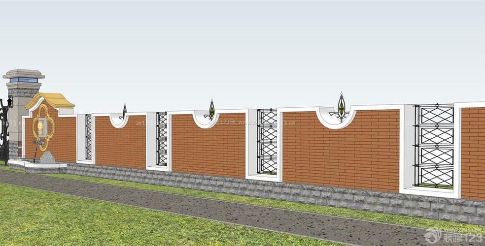 400平米别墅围墙设计图片装信通网效果图