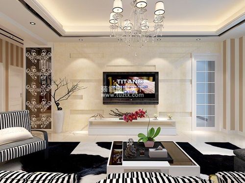 最新现代客厅电视背景墙设计图片