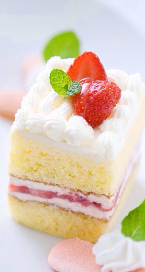 美食吃货壁纸夏天草莓蛋糕奶油