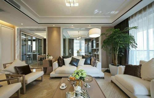 现代大平宽敞客厅布置设计
