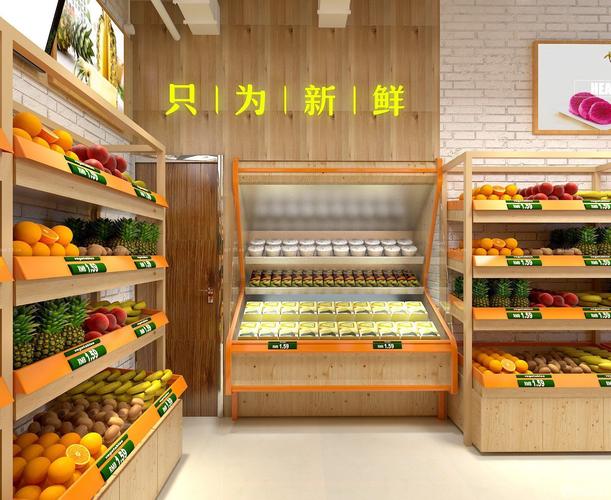 小型水果超市室内装饰设计效果图图片欣赏