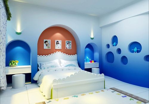 蓝色梦想儿童房装修效果图