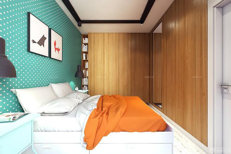 10平方米卧室床的摆放效果图片装修123效果图