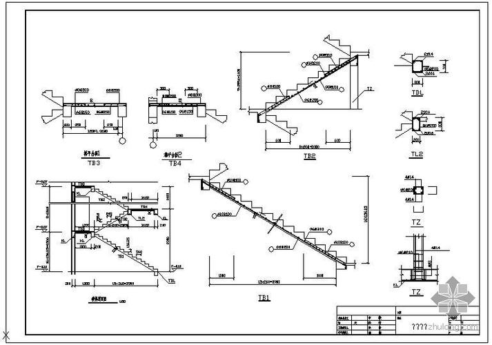 某楼梯节点构造详图1