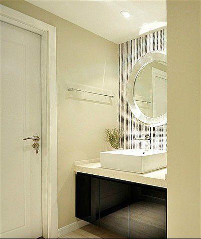小户型家装卫生间镜子设计效果图