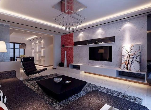 电视背景墙装修是整个客厅设计重要部分不管是什么类型的家居在电视