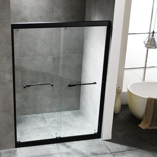 淋浴房一字字型隔断定制浴室浴房干湿分离玻璃门整体淋浴房