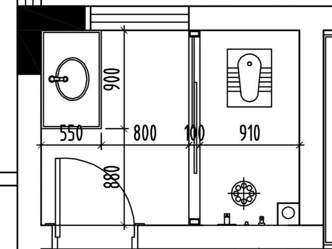 卫生间布局卫生间设计卫生间设计家居家装装修