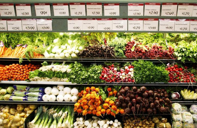 蔬菜超市室内装修效果图片欣赏