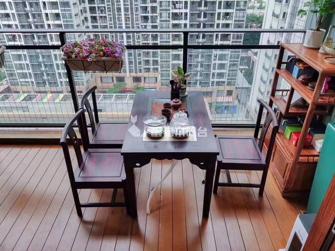 佛山木阳台改造公司定制阳台改茶室设计方案