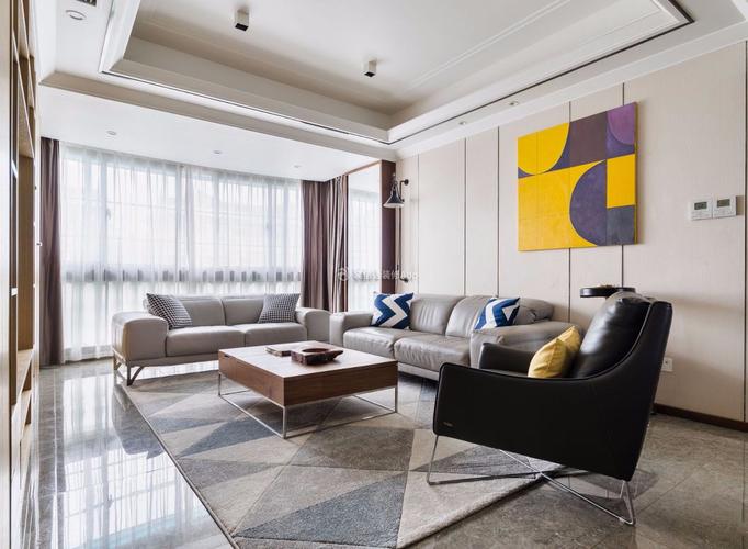 简约现代风格客厅沙发装饰设计图装信通网效果图