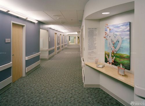 医院走廊背景墙设计效果图片