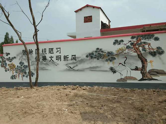 新农村文化墙彩绘