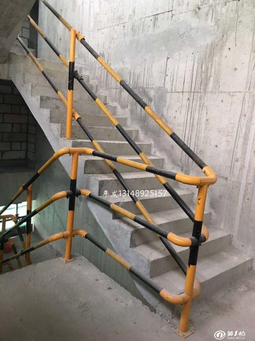 广州穗诚厂家直销建筑工地楼梯临边防护栏杆标准化楼梯防护栏