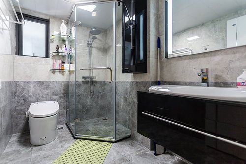中小户型卫生间淋浴房家装设计效果图装修123效果图