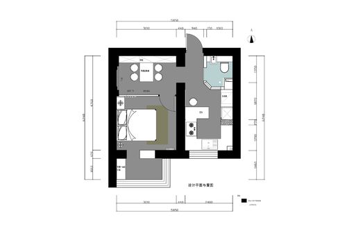 30平现代一室住宅公寓装修案例北京青年湖30平米经典小户型改造
