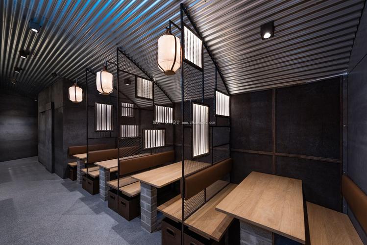 日本寿司餐厅装潢设计效果图片