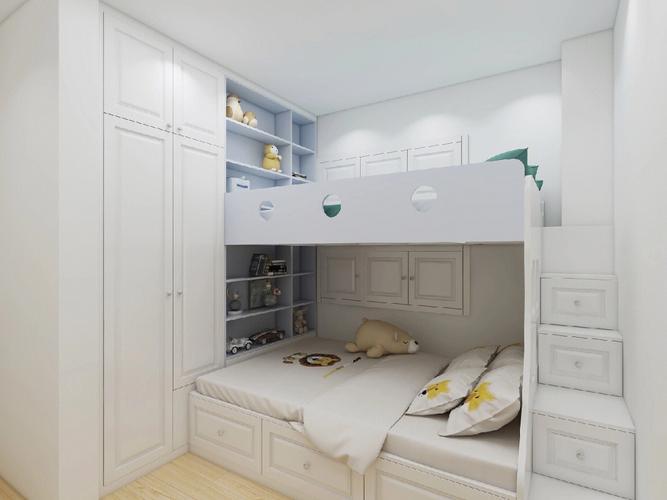 高低床加衣柜定制设计案例分享