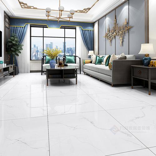 现代客厅爵士白瓷砖800x800佛山通体大理石地板砖防滑金刚石地砖负