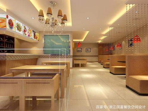 杭州快餐厅装修设计案例效果图