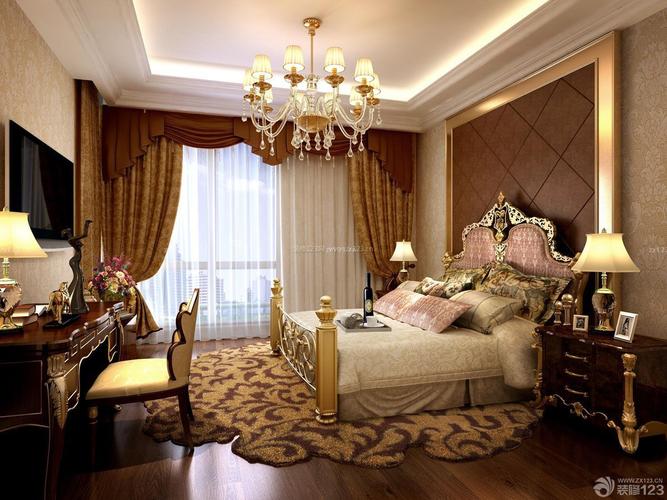 古典欧式风格70平米两房卧室装修效果图