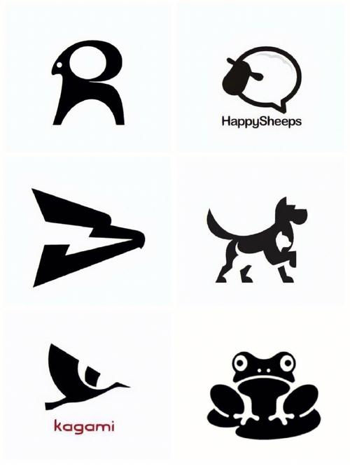 动物logo丨创意图形丨简约图文丨正负形logo