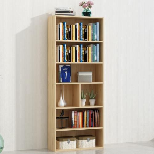 柜子多格无门落地书柜简约简易小木储物柜自由单个书柜