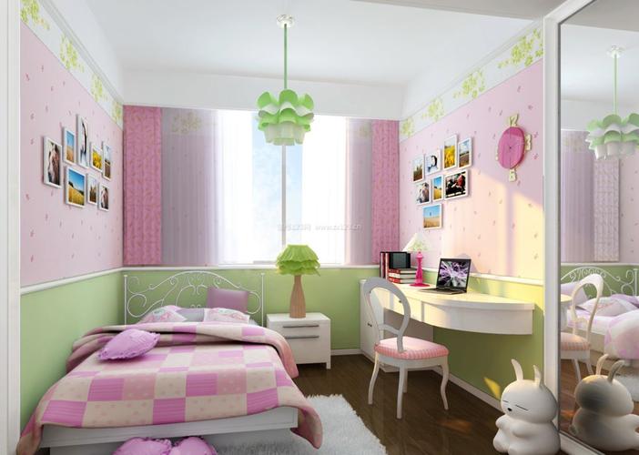 2021女生卧室简约装修墙面装饰效果图片