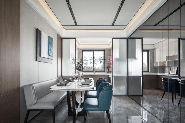 2022年武汉145现代风格三室两厅样板房装修效果图室内设计效果图