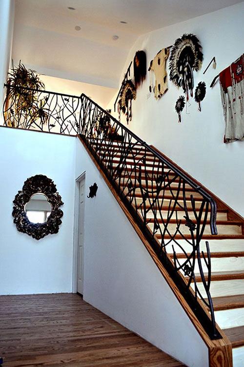 50个楼梯的创意栏杆设计为房子增添时尚感