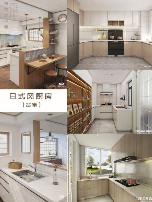 厨房装修灵感库日式风格的家日式原木风格装修定制柜子关注坤哥蹲